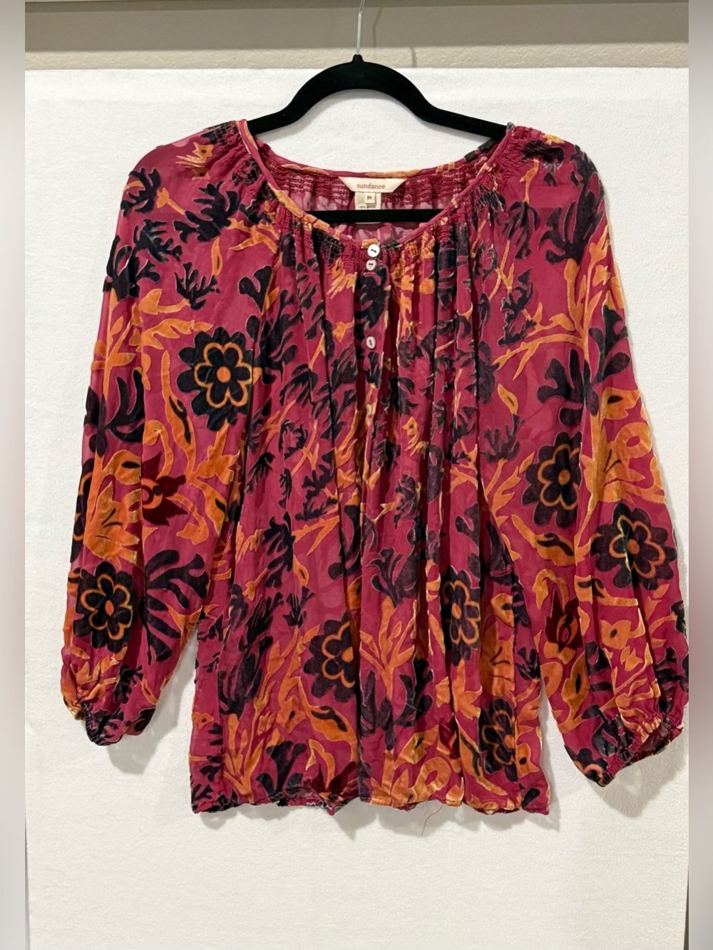Sundance Floral Blouse in Medium